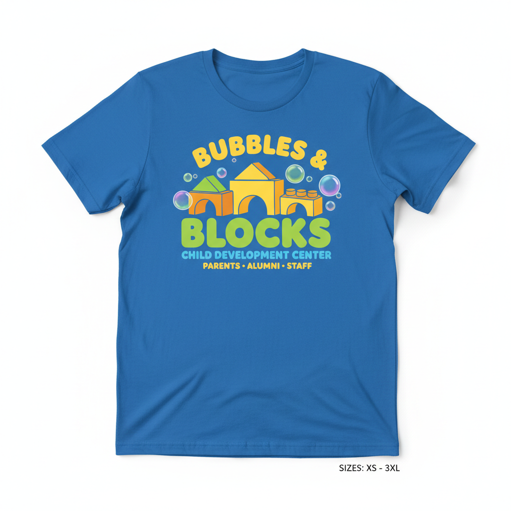 "Bubbles & Blocks" Parent T-Shirt